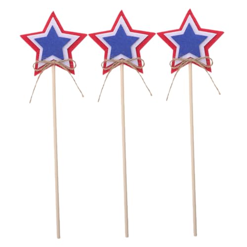 Supvox 3Stücke Feenstab Für Unabhängigkeitstag Dekorative Wands Für Partys Nationalfeiertag Und Amerikanische Mottopartys Leicht Transportierbar Und Farbenfroh von Supvox