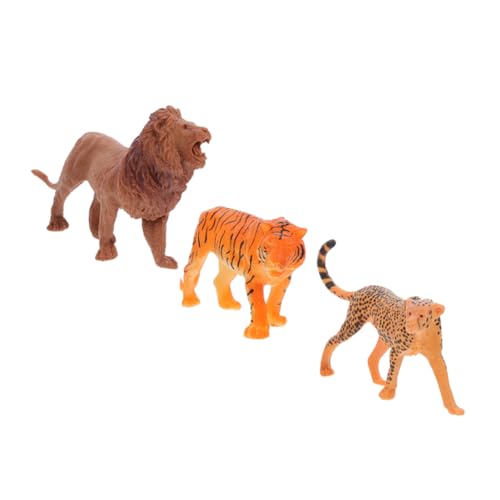 Supvox 3Stücke Realistische Tierfiguren Für Kuchendekoration Tiermodell Partyzubehör Für Kindergeburtstage Und Feierlichkeiten von Supvox