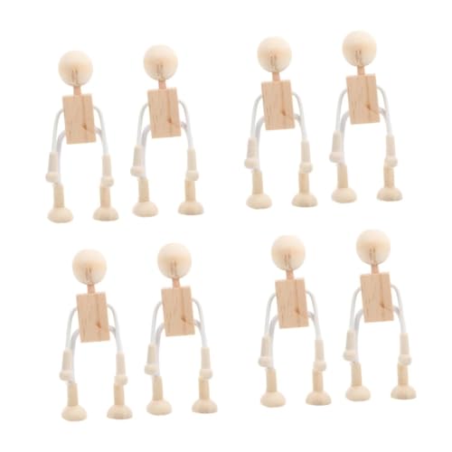 Supvox 4 Sätze Holzfiguren Zum Bemalen Für Diy Bastelset Kreative Holzspielzeuge Vielseitige Tischdekorationen Handgefertigte Holzpuppen Für Spielerische Und Kreatives 2 Stück * 4 Supvox 4 Sätze Holzfiguren Zum Bemalen Für Diy Bastelset Kreative Holzspielzeuge Vielseitige Tischdekorationen Handgefertigte Holzpuppen Für Spielerische Und Kreatives 2 Stück * 4 von Supvox