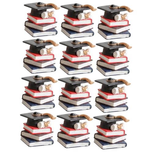 Supvox 4 Sätze Phd Hut Buch Dekoration Party Supplies Dekorative Cupcake Adorn Grad Cupcake Dekore Graduierung Kuchen Graduierung Kuchen 2024 Cupcake Toppers 3 Stück * 4 von Supvox