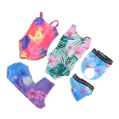Supvox 4 Sets Bademode Für 30cm Puppen: Mini-badeanzüge - Süße Puppen-Strandkleidung - Sommer-mini-Kleidung - DIY-miniaturkleid - Miniatur-badekostüm Supvox 4 Sets Bademode Für 30cm Puppen: Mini-badeanzüge - Süße Puppen-Strandkleidung - Sommer-mini-Kleidung - DIY-miniaturkleid - Miniatur-badekostüm von Supvox