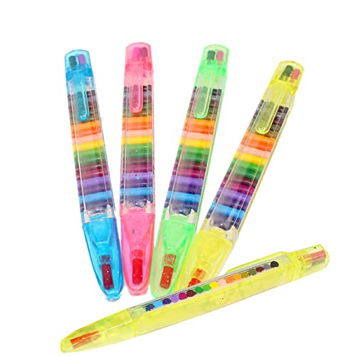 Supvox 4 Stück 20 Wachsmalstift Pastelle Buntstifte für Zufällige Farbe Supvox 4 Stück 20 Wachsmalstift Pastelle Buntstifte für Zufällige Farbe von Supvox