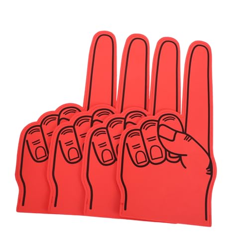 Supvox 4 Stück Cheerleader Requisiten Cheerleading Finger Fußball Schaumstoffhand Schaumfingerhand Schaum Cheerleader Schaumstofffinger Schaum Cheer Finger Nummer 1 Schaumfinger Supvox 4 Stück Cheerleader Requisiten Cheerleading Finger Fußball Schaumstoffhand Schaumfingerhand Schaum Cheerleader Schaumstofffinger Schaum Cheer Finger Nummer 1 Schaumfinger von Supvox