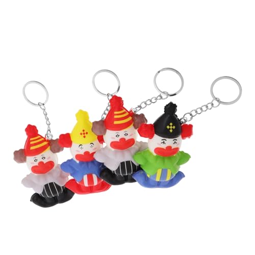 Supvox 4 Stück Clown-schlüsselanhänger Lustige Schlüsselanhänger Clown-gastgeschenke Schlüsselanhänger Cartoon -schlüsselbund Schlüsselanhänger Masse Rostfreier Stahl Supvox 4 Stück Clown-schlüsselanhänger Lustige Schlüsselanhänger Clown-gastgeschenke Schlüsselanhänger Cartoon -schlüsselbund Schlüsselanhänger Masse Rostfreier Stahl von Supvox