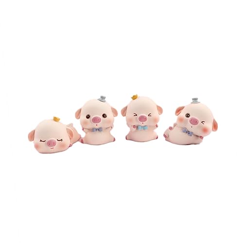 Supvox 4 Stück Kuchendekorationen Schweinfigur Auto-Schwein- Schweinefiguren für Kuchen Ornament Miniaturtiere geburtstagstorte Cartoon-Kuchen- Harz Rosa Supvox 4 Stück Kuchendekorationen Schweinfigur Auto-Schwein- Schweinefiguren für Kuchen Ornament Miniaturtiere geburtstagstorte Cartoon-Kuchen- Harz Rosa von Supvox