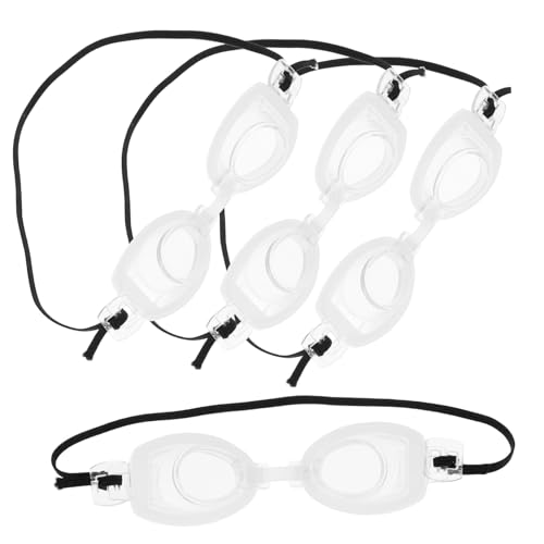 Supvox 4 Stück Mini Schwimmbrillen für Puppen Teiliges Langlebige und Stylische Brille Requisiten für Fotografie und Kreatives Verkleiden für Puppenliebhaber von Supvox