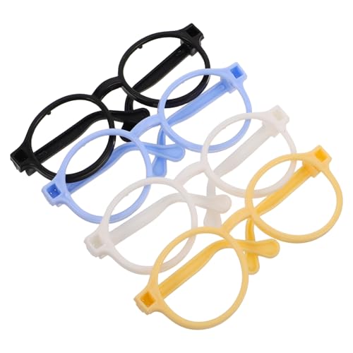 Supvox 4 Stück Spielzeugzubehör Puppe Verkleiden Zubehör Mini-Brille Winzige Brille Puppe Sonnenbrillenrahmen Minibrille Für Puppen Party-brillengestell Puppenbrillen Plastik Supvox 4 Stück Spielzeugzubehör Puppe Verkleiden Zubehör Mini-Brille Winzige Brille Puppe Sonnenbrillenrahmen Minibrille Für Puppen Party-brillengestell Puppenbrillen Plastik von Supvox