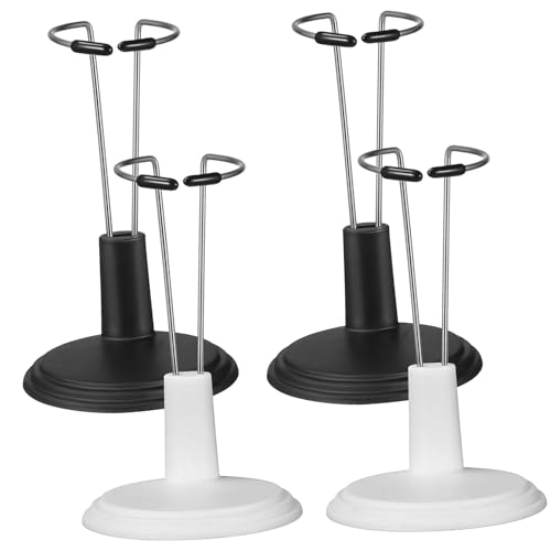 Supvox 4 Stück Stützrahmen für Puppen Puppenhalter Ständer für Puppenmodelle Puppenanzeige Figurenpräsentationsständer klein Kind Puppe Steht Puppenregal Puppenständer PVC von Supvox