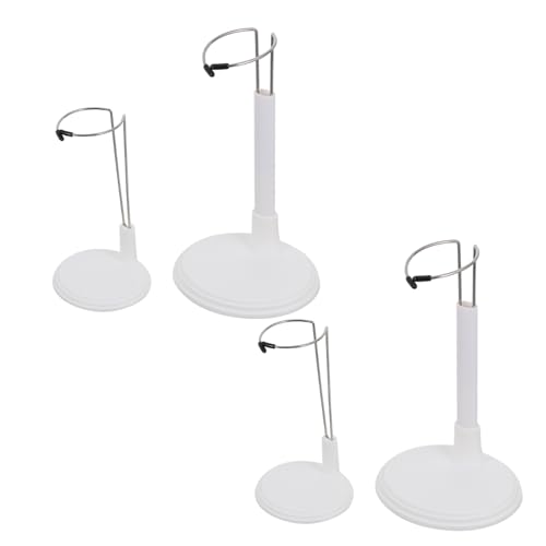 Supvox 4 Stück Teiliges Puppenständer Weiß Verstellbare Halter aus Edelstahl Rundes Sockel Display Rack für Bärenpuppen und Figuren Flexibler Modellständer für Puppenzubehör und Supvox 4 Stück Teiliges Puppenständer Weiß Verstellbare Halter aus Edelstahl Rundes Sockel Display Rack für Bärenpuppen und Figuren Flexibler Modellständer für Puppenzubehör und von Supvox