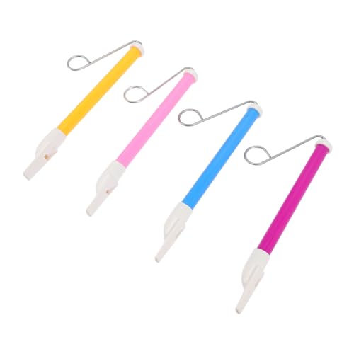 Supvox 4 Stück Teiliges Slide Whistle aus Kunststoff Buntes Musikinstrument für Rutschfeste Pfeifen zur Musikalischen Früherziehung und Partybedarf Sicher und Langlebig von Supvox