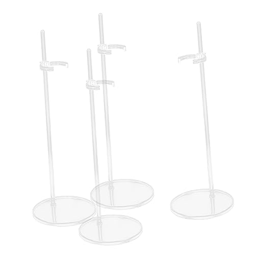 Supvox 4 Stück Transparente Puppenständer aus Hochwertigem Stabiler Stand für Actionfiguren zur Präsentation und Aufbewahrung von Puppen Leicht zu Reinigen und Tragbar Supvox 4 Stück Transparente Puppenständer aus Hochwertigem Stabiler Stand für Actionfiguren zur Präsentation und Aufbewahrung von Puppen Leicht zu Reinigen und Tragbar von Supvox