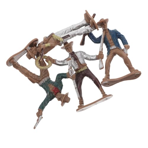 Supvox 4 Stück Western-Cowboy-Modell Partydekorationen Im Western-Stil Westliche Tischdekoration Westliche Partygeschenke Westliches Für Schlafzimmer Cowboy-Dekorationen Plastik von Supvox