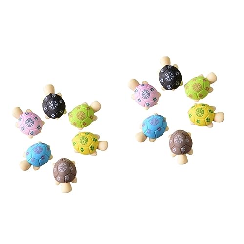 Supvox 40 Stck Teiliges Kreative Kleine Schildkröten Radiergummis Bunte Cartoon Radiergummis Umweltfreundlich Sauber Einfach zu Verwenden für Schüler und Zufällige Farbe Zufällige Farbe von Supvox