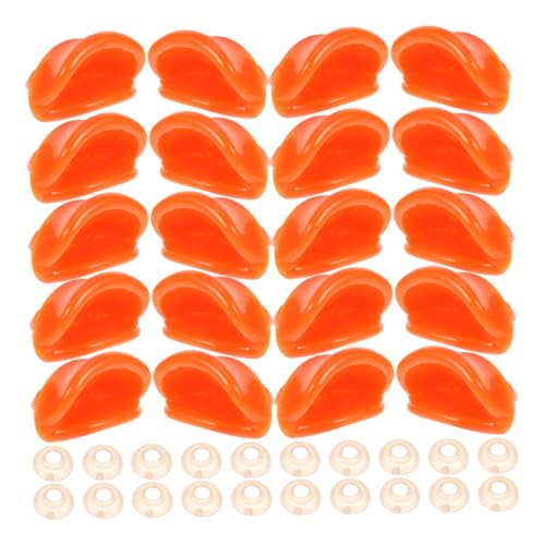 Supvox 40 Stück DIY Entenmund Zubehörset Teiliges Plastik Mundset für Spielzeugenten Sicher und Leicht für Bastelprojekte und Puppenherstellung Einfache Installation DIY Lösung für von Supvox