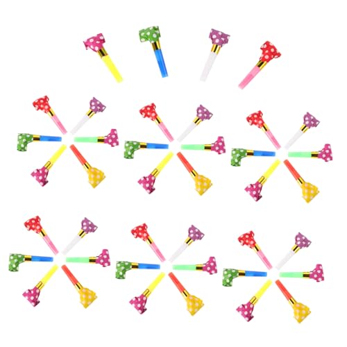 Supvox 40 Stück Drachenpfeife Blasen Blowouts Pfeifen Blowouts Partygeschenke Noisemaker Geburtstags-gebläse Partygebläse Für Partygebläse Krachmacher Plastik von Supvox