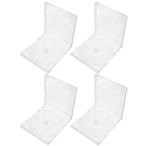 Supvox 4Er-Set Transparente Cd Hüllen im Hochwertige Aufbewahrung für Diy Projekte Musikarchivierung und Sammlerstücke Vielseitig Einsetzbar Supvox 4Er-Set Transparente Cd Hüllen im Hochwertige Aufbewahrung für Diy Projekte Musikarchivierung und Sammlerstücke Vielseitig Einsetzbar von Supvox