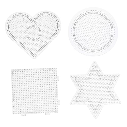 Supvox 4Stücke DIY Kunststoffperlen Steckplatten Transparente Vorlagen für Kreative Bastelwerkzeuge Vorstellungskraft und Handwerklichen Supvox 4Stücke DIY Kunststoffperlen Steckplatten Transparente Vorlagen für Kreative Bastelwerkzeuge Vorstellungskraft und Handwerklichen von Supvox