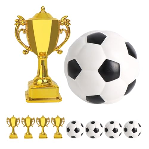 Supvox 5 Sätze Plastiktrophäen und Fußballmodelle für Kindergeburtstagsfeiern Glänzende Goldene Deko für Sport Events und Kreative Partyspiele Supvox 5 Sätze Plastiktrophäen und Fußballmodelle für Kindergeburtstagsfeiern Glänzende Goldene Deko für Sport Events und Kreative Partyspiele von Supvox