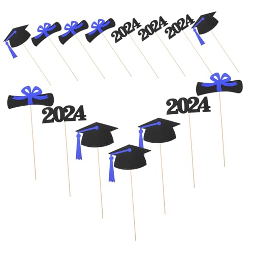 Supvox 5 Satz Grad Tischdekoration Graduierung Vase Dekorationen Abschlussfeier Abschluss Glückwunsch Abholen Abschluss Tischdekoration Dekoratives Vasendekor Partyzubehör Holz von Supvox