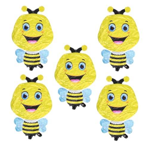 Supvox 5 Stück Ballon Aus Aluminiumfolie Insektenballons Partydekorationen Groß Fest Led Geburtstag Hochzeit Bienenförmige Luftballons Bienenballon Tierwelt Yellow Supvox 5 Stück Ballon Aus Aluminiumfolie Insektenballons Partydekorationen Groß Fest Led Geburtstag Hochzeit Bienenförmige Luftballons Bienenballon Tierwelt Yellow von Supvox