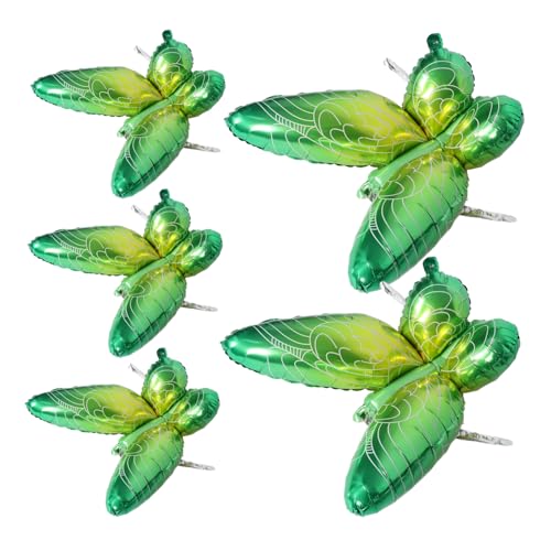 Supvox 5 Stück Flügel Ballon Partyballons Ballongirlande Geburtstagsfeierdekorationen schmetterling party dekorationen Eventdekorationen Partyzubehör Heliumballons Aluminiumfolie Green Supvox 5 Stück Flügel Ballon Partyballons Ballongirlande Geburtstagsfeierdekorationen schmetterling party dekorationen Eventdekorationen Partyzubehör Heliumballons Aluminiumfolie Green von Supvox