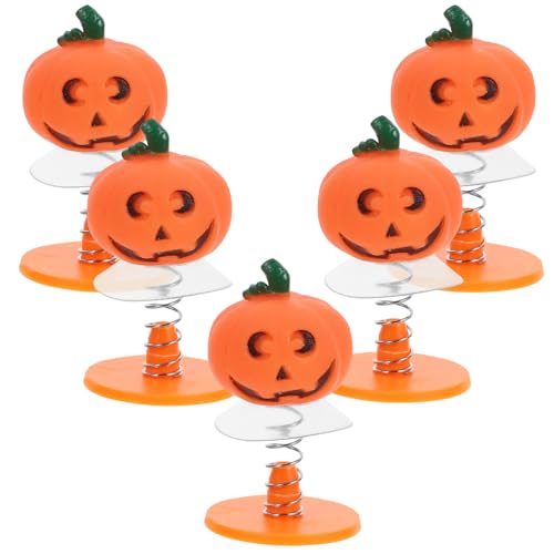 Supvox 5 Stück Halloween-frühlingsspielzeug, Cartoon-springspielzeug für Kinder, Kürbis-hüpfen für Partygeschenke, Geschenke, Goodie-bag-füller, Orange Supvox 5 Stück Halloween-frühlingsspielzeug, Cartoon-springspielzeug für Kinder, Kürbis-hüpfen für Partygeschenke, Geschenke, Goodie-bag-füller, Orange von Supvox