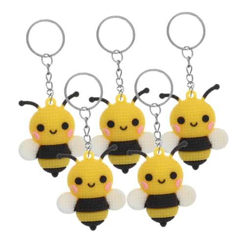 Supvox 5 Stück Kleiner Bienenanhänger Tier Plüsch Schlüsselanhänger Süßer Dankeschön Anhänger Für Multipack Bienen Zwinkernder Charme Bienen Schlüsselanhänger Motto Handparty Supvox 5 Stück Kleiner Bienenanhänger Tier Plüsch Schlüsselanhänger Süßer Dankeschön Anhänger Für Multipack Bienen Zwinkernder Charme Bienen Schlüsselanhänger Motto Handparty von Supvox