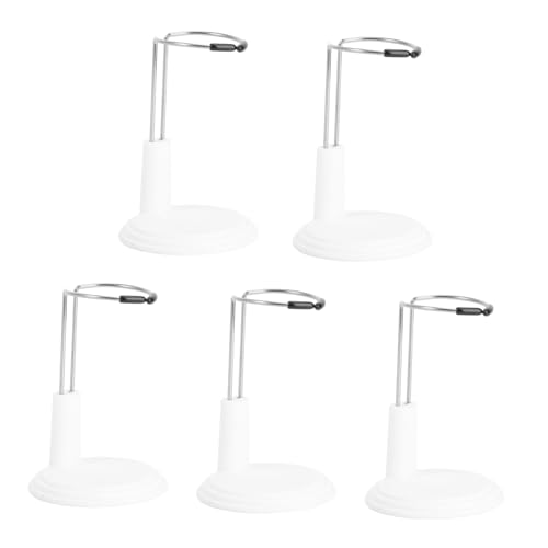 Supvox 5 Stück Puppenständer Weiß Verstellbar Stabil Für Puppenaufbewahrung und Display Geeignet Für Kinderzimmer und Puppensammlung Supvox 5 Stück Puppenständer Weiß Verstellbar Stabil Für Puppenaufbewahrung und Display Geeignet Für Kinderzimmer und Puppensammlung von Supvox