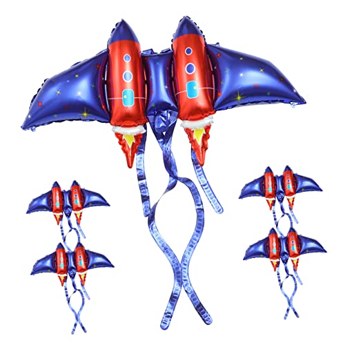 Supvox 5 Stück Raketenflügelballon Flügel Ballons Flügelfolie Glücklich Geburtstag Luftballons Fliegend Groß Raketenballons Partyballons Form Dekorationen Aluminiumfolie Supvox 5 Stück Raketenflügelballon Flügel Ballons Flügelfolie Glücklich Geburtstag Luftballons Fliegend Groß Raketenballons Partyballons Form Dekorationen Aluminiumfolie von Supvox