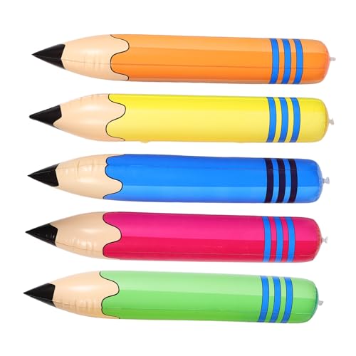 Supvox 5 Stück Riesige Aufblasbare Bleistifte Buntstift Dekoration für Schulanfang und Kindergarten für Sportevents und Klassenzimmer Aufblasbare Bleistiftballons Supvox 5 Stück Riesige Aufblasbare Bleistifte Buntstift Dekoration für Schulanfang und Kindergarten für Sportevents und Klassenzimmer Aufblasbare Bleistiftballons von Supvox