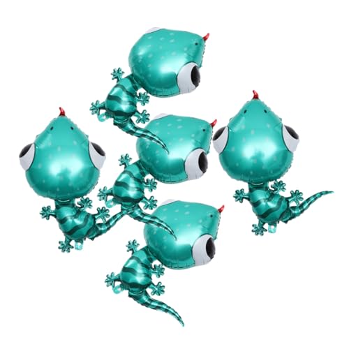 Supvox 5 Stück Teiliges Gecko Luftballon Aluminium Folienballons Realistisch Geformt Partydeko für Kindergeburtstag und Babyparty Attraktive Tiermotiv Dekoration Supvox 5 Stück Teiliges Gecko Luftballon Aluminium Folienballons Realistisch Geformt Partydeko für Kindergeburtstag und Babyparty Attraktive Tiermotiv Dekoration von Supvox