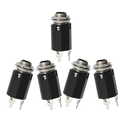 Supvox 5 Stück Teiliges Gitarren Stereo Ausgangsbuchsen Langlebige Metall Kunststoff Klinkenbuchse Hohe Empfindlichkeit Ersatzteil für Elektrische Gitarren Robust und Rostfrei Supvox 5 Stück Teiliges Gitarren Stereo Ausgangsbuchsen Langlebige Metall Kunststoff Klinkenbuchse Hohe Empfindlichkeit Ersatzteil für Elektrische Gitarren Robust und Rostfrei von Supvox