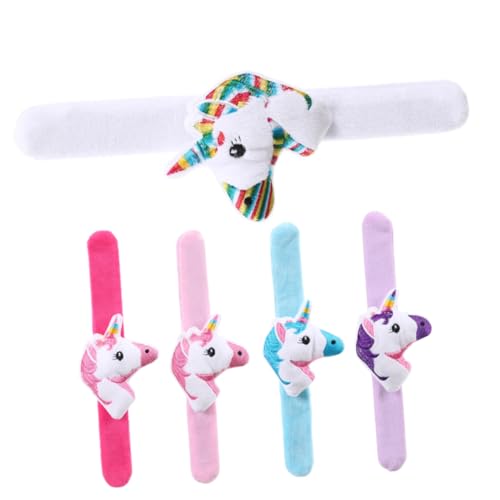 Supvox 5 Stück Teiliges Plüsch Einhorn Slap Armbänder Kindergeburtstag Partyzubehör Niedlich Komfortabel für Kostümpartys und Festlichkeiten Gemischten Farben Supvox 5 Stück Teiliges Plüsch Einhorn Slap Armbänder Kindergeburtstag Partyzubehör Niedlich Komfortabel für Kostümpartys und Festlichkeiten Gemischten Farben von Supvox