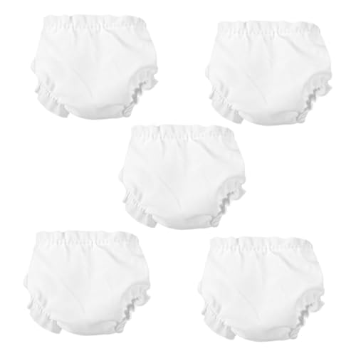 Supvox 5 Stück Teiliges Puppenunterwäsche Süße Puppenpanties aus Weichem Material Kleidung für Puppen Rollenspiele und Kreatives für Babypuppen und Puppen Supvox 5 Stück Teiliges Puppenunterwäsche Süße Puppenpanties aus Weichem Material Kleidung für Puppen Rollenspiele und Kreatives für Babypuppen und Puppen von Supvox