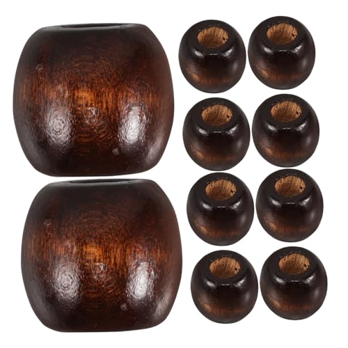 Supvox 50 Stück Holzperlen Abacus Perlen Spacer -perlen Für Schmuck Holzperlen Rund Runde Abstandshalter Lose Perlen Lose Abstandsperlen Abakus-abstandsperlen Kleine Holzperlen Hellbraun von Supvox