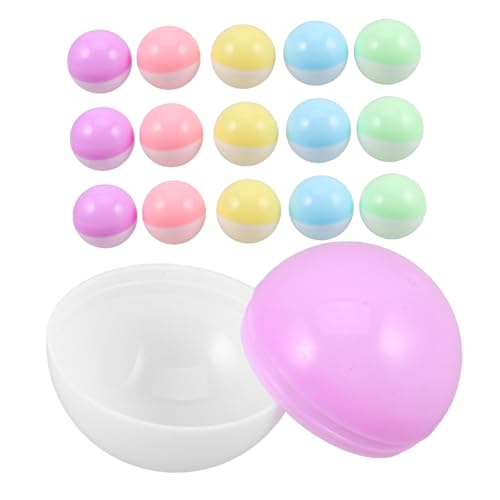 Supvox 50 Stück Leere Plastikbehälter für Verkaufsautomaten und Bastelpreise Grün Blau Gelb für Diy Projekte und Kleine von Supvox