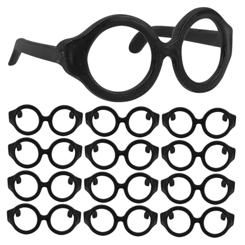 Supvox 50 Stück Miniatur Runde Puppenbrillen aus Kunststoff Modische Puppenaccessoires für Ankleiden Leichte Praktische Mini Brillen für Puppen Schwarz Vielseitig Einsetzbar Supvox 50 Stück Miniatur Runde Puppenbrillen aus Kunststoff Modische Puppenaccessoires für Ankleiden Leichte Praktische Mini Brillen für Puppen Schwarz Vielseitig Einsetzbar von Supvox