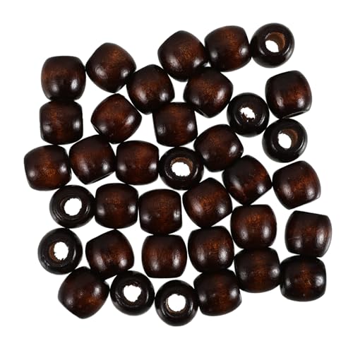 Supvox 50 Stück Natürliche Holzscheibenperlen in Abakusform Bastelperlen Für Schmuckherstellung Mit Armbändern Und Halsketten von Supvox