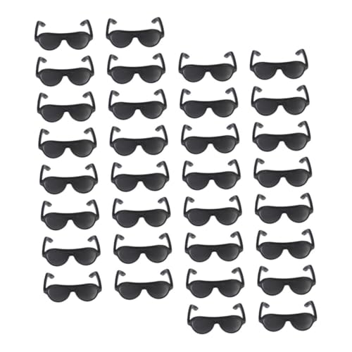Supvox 50 Stück Puppenbrille Puppen Sonnenbrille Minibrille für Puppen Mini-Sonnenbrillen- puppenhaus Brille Bastel-Sonnenbrille Mini Puppe Mini-Brille Plastik Schwarz Supvox 50 Stück Puppenbrille Puppen Sonnenbrille Minibrille für Puppen Mini-Sonnenbrillen- puppenhaus Brille Bastel-Sonnenbrille Mini Puppe Mini-Brille Plastik Schwarz von Supvox