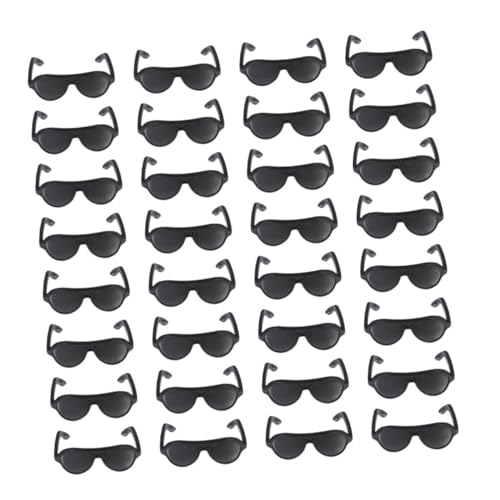 Supvox 50 Stück Puppenbrille Puppenhaus Brille Kostümzubehör Für Minipuppen DIY Dekoration Zubehör Mini-Sonnenbrillen- Kleine Puppensonnenbrille Puppen Plastik Black Supvox 50 Stück Puppenbrille Puppenhaus Brille Kostümzubehör Für Minipuppen DIY Dekoration Zubehör Mini-Sonnenbrillen- Kleine Puppensonnenbrille Puppen Plastik Black von Supvox