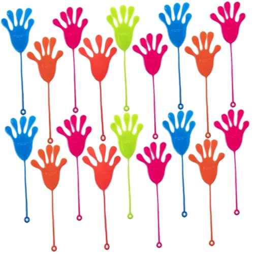 Supvox 50 Stück Teiliges Elastisches und Klebriges Spielzeugset Große Bunte Hände zum Werfen und Ankleben Glatten Oberflächen als Party Gastgeschenke für Jungen und Zufällige Farbe Supvox 50 Stück Teiliges Elastisches und Klebriges Spielzeugset Große Bunte Hände zum Werfen und Ankleben Glatten Oberflächen als Party Gastgeschenke für Jungen und Zufällige Farbe von Supvox
