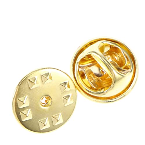Supvox 50pcs Butterfly Pin Backs Replacement Supplies for Brooch Jewelry Making(Golden) von Supvox