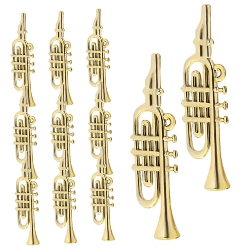 Supvox 50stücke Mini-Musikinstrument-Ornamente Für Puppenhäuser Tischdekorationen Und Bastelarbeiten Inklusive Flöten Und Harfenmodelle Aus Hochwertigem Material von Supvox