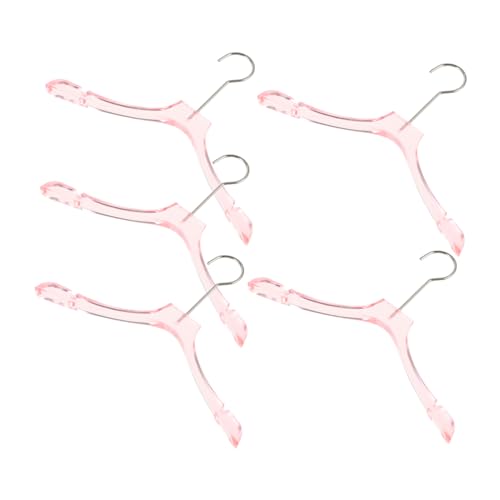 Supvox 5Stücke Mini Kleiderbügel Für Puppen Hänger Für Puppenkleidung Und Outfits Unverzichtbares Zubehör Für Puppenhäuser Und Kleidung von Supvox