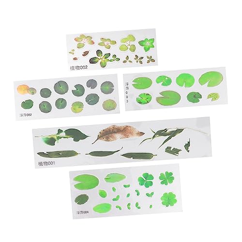 Supvox 5Stücke Simulation Pflanzenaufkleber Für Epoxidharz DIY Wasserlinsenartige Designs Für Kreative Bastelprojekte Langlebige Und Farbenfrohe Dekorationen Supvox 5Stücke Simulation Pflanzenaufkleber Für Epoxidharz DIY Wasserlinsenartige Designs Für Kreative Bastelprojekte Langlebige Und Farbenfrohe Dekorationen von Supvox