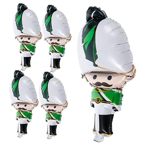 Supvox 5Stücke Weihnachtsballons Dekorative Folienballons Für Weihnachtsfeiern Vielseitig Einsetzbar Zur Wand Und Tischdekoration Foto Requisiten Für Festliche von Supvox