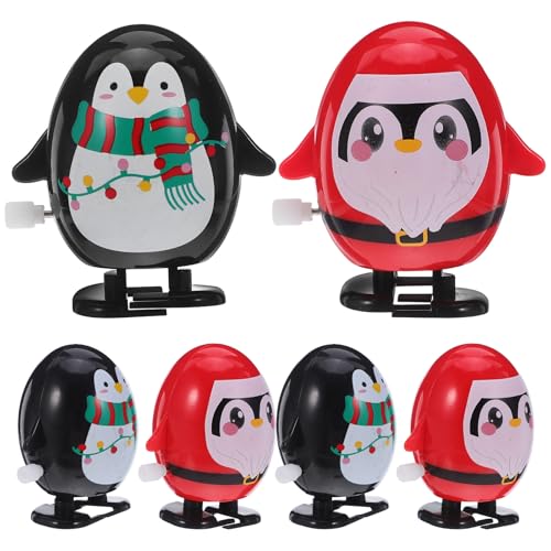 Supvox 6 Mini-Aufziehspielzeuge: Lustige Uhrwerk-Pinguine – Partygeschenke für Kinder – Aufziehbare Laufdekorationen – Pinguinfiguren – Weihnachts-Tischdekoration Supvox 6 Mini-Aufziehspielzeuge: Lustige Uhrwerk-Pinguine – Partygeschenke für Kinder – Aufziehbare Laufdekorationen – Pinguinfiguren – Weihnachts-Tischdekoration von Supvox