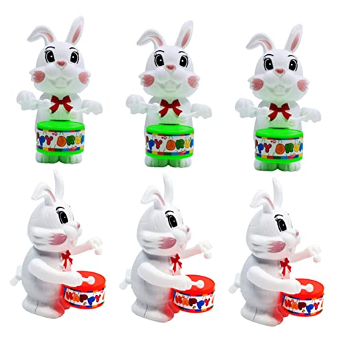 Supvox 6 Stück Aufziehspielzeug Hase Lustige Kunststoff Drummer Figuren für Tischdekoration für Geburtstagsfeiern und Kreative Spielstunden Zufällige Farbe Supvox 6 Stück Aufziehspielzeug Hase Lustige Kunststoff Drummer Figuren für Tischdekoration für Geburtstagsfeiern und Kreative Spielstunden Zufällige Farbe von Supvox