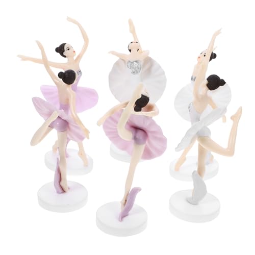 Supvox 6 Stück Ballerina-Mädchen-Ornamente Dekorationen Party Ballerina- für Mädchenzimmer Ballerina-Tortenaufsatz Ballettfigur-Kuchenaufsatz Ballettmädchen -Kuchen -Toper Plastik Supvox 6 Stück Ballerina-Mädchen-Ornamente Dekorationen Party Ballerina- für Mädchenzimmer Ballerina-Tortenaufsatz Ballettfigur-Kuchenaufsatz Ballettmädchen -Kuchen -Toper Plastik von Supvox