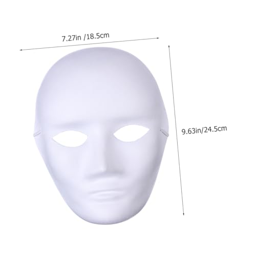 Supvox 6 Stück Blanko Pappmaché Masken für Herren Diy Bemalbare Pappmasken aus Papier Leichte Leere Masken zum Bemalen für Karneval Halloween Party und Maskerade Supvox 6 Stück Blanko Pappmaché Masken für Herren Diy Bemalbare Pappmasken aus Papier Leichte Leere Masken zum Bemalen für Karneval Halloween Party und Maskerade von Supvox
